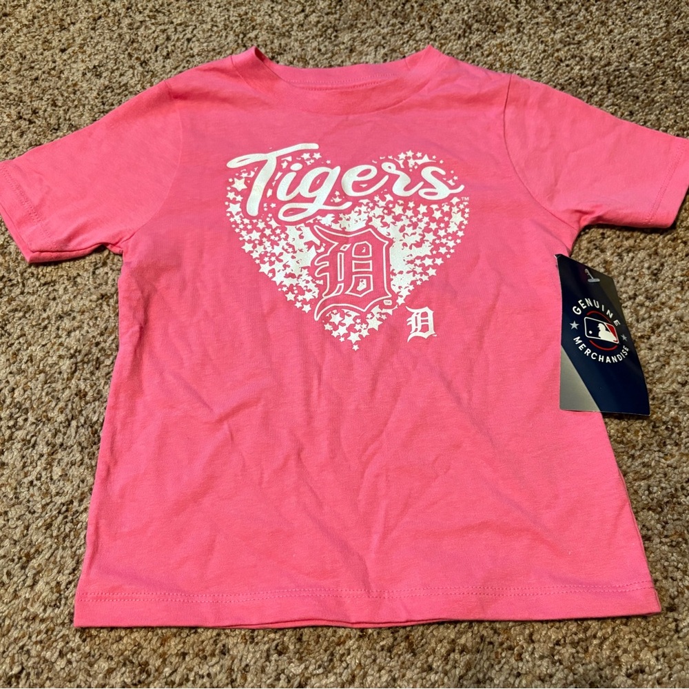 Genuine Merchandise Pink Tigers Heart Tee